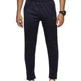 Mens Cut & Sew Track Pant with One Side Zipper Pocket and Inside Drawstring