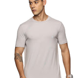 Men Cotton feel Super Stretchy Slim fit Polyester T Shirt