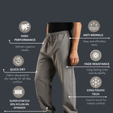 Men's Woven Boxy Jogger with Zipper Pocket