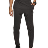 Men's Slim fit track pant with Elasticated waist with drawstring (Dark Grey)