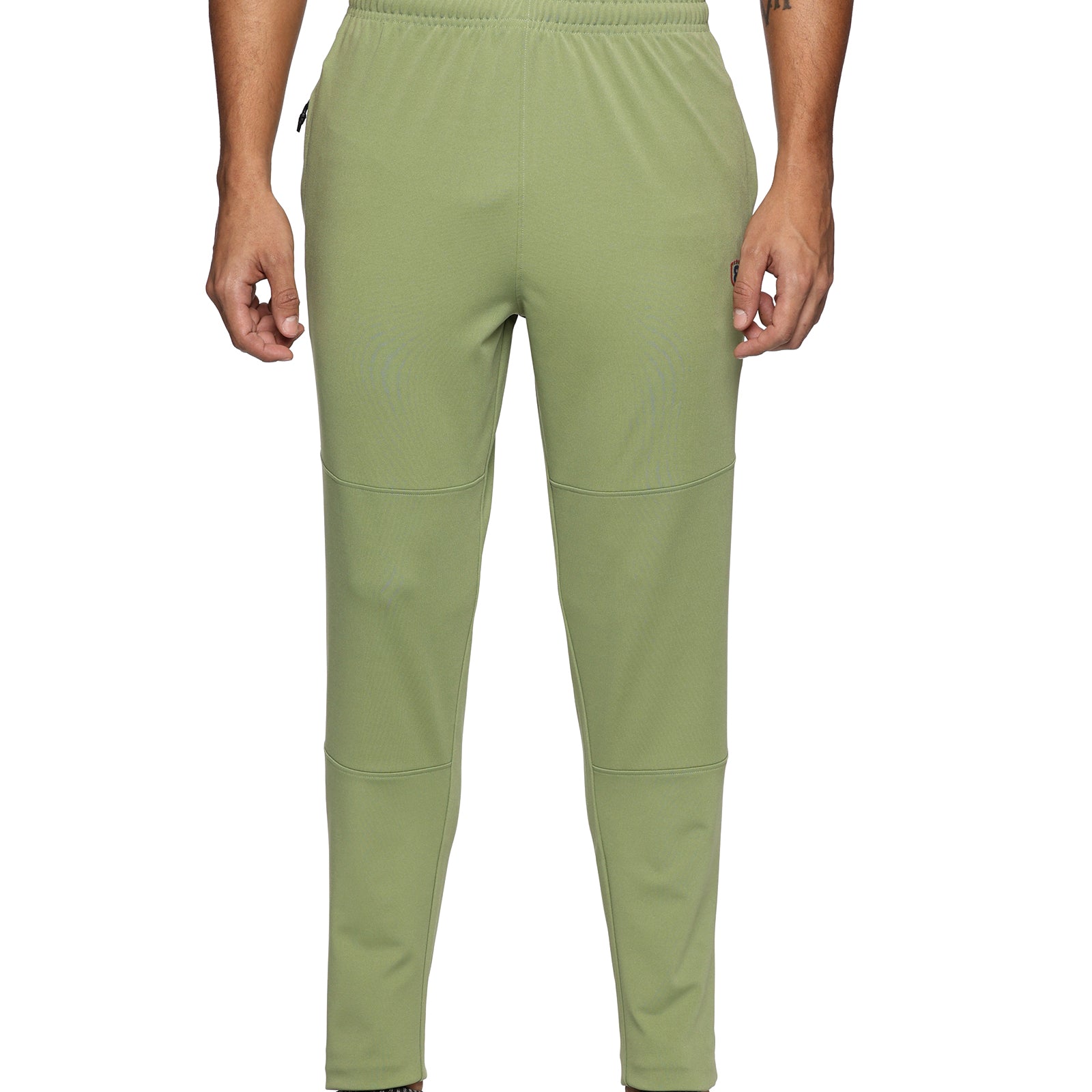 Men One Side Zipper Pocket and Inside Drawstring Trackpant