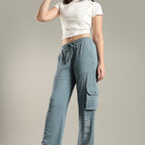 Women's Boxy Parachute Pant with Cargo Pocket