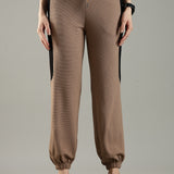 Women's Cut & Sew Joggers with Contrast Panels