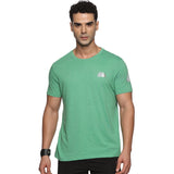 Men Organic Cotton Recycled Polyester Melange effect T Shirt