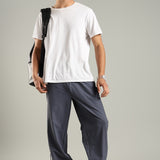 Men’s Baggy Fit Joggers with Elastic Hem and Adjustable Drawstring
