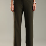 Women's Everyday Multipocketed Workleisure Pants with Zipper and button closure