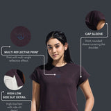 Women’s High Low Graphic Print Top