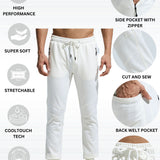 Men's  Cut & Sew Jogger With Zipper Pocket