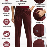 WOMEN’S MULTI POCKET TRACK PANT WITH DRAWSTRING