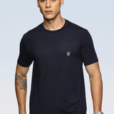 Men Cotton feel Super Stretchy Slim fit Polyester T Shirt