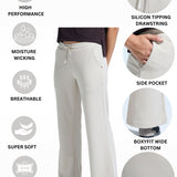 Women’s  Tipping Drawstring Wide Leg Track Pant