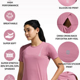 Women’s criss cross back mesh top