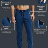 Men's Cut & Sew Zipper Pocket Jogger