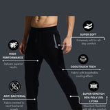 Men's Cut & Sew Zipper Pocket Jogger