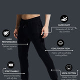 Men's  Cut & Sew Jogger With Zipper Pocket