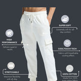 Men’s 100% Cotton Cut & Sew Multi Pocket Jogger