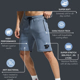 Men’s Cut & Sew Side Zipper Shorts