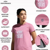 Women’s Raglan Sleeve Graphic Tunic With Curve Hem