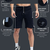 Men’s Cut & Sew Side Zipper Shorts