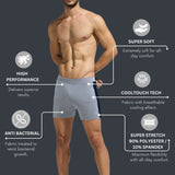 Men's Stretchable Swim Tight Shorts with Elasticated Waist Band