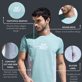 Men’s Round Neck Graphic T Shirt