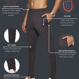 Men One Side Zipper Pocket and Inside Drawstring Trackpant