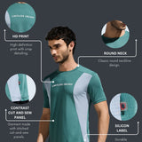 Men’s Cut & Sew HD Print T-Shirt