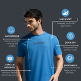 Men's Pintuck Multi Reflector Print T-Shirt