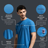 Men's Pintuck Multi Reflector Print T-Shirt