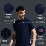 Men's Pintuck Multi Reflector Print T-Shirt