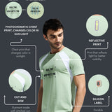 Men’s  Round Neck Cotton Cut & Sew Graphic Printed T Shirt