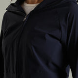 Women's Hooded Water-repellent All-weather Jacket with Thumb hole Sleeve