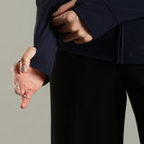 Women's Hooded Water-repellent All-weather Jacket with Thumb hole Sleeve