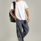 Men’s Baggy Fit Joggers with Elastic Hem and Adjustable Drawstring