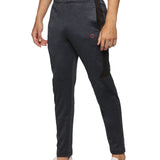 Mens Cut & Sew Track Pant with One Side Zipper Pocket and Inside Drawstring