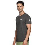 Men Organic Cotton Recycled Polyester Melange effect T Shirt