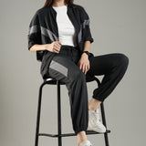 Women's Cut & Sew Joggers with Contrast Panels