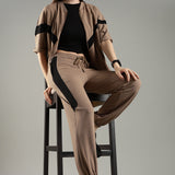 Women's Cut & Sew Joggers with Contrast Panels