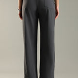 Women's Everyday Multipocketed Workleisure Pants with Zipper and button closure