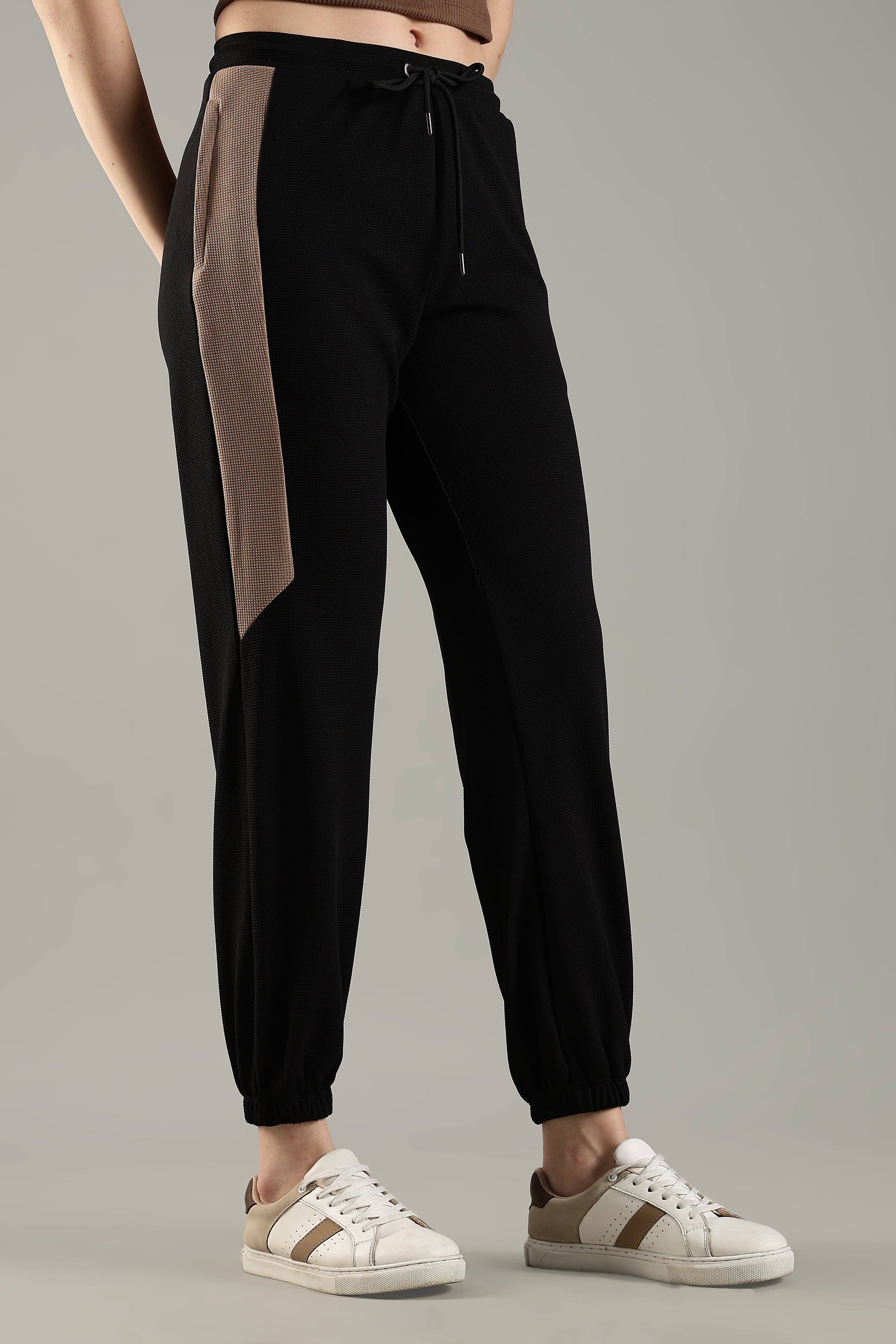 Women's Cut & Sew Joggers with Contrast Panels