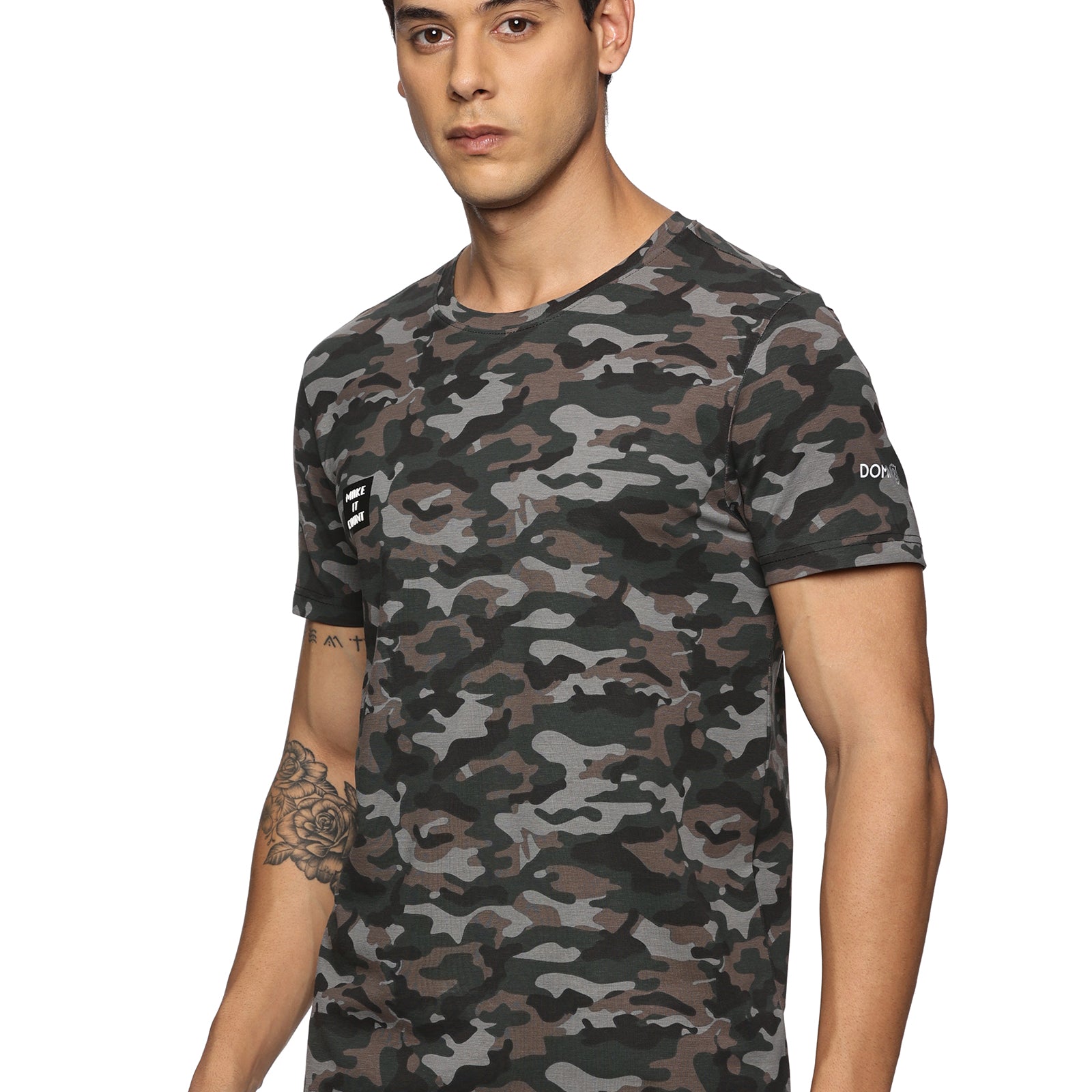 Men's Camouflage Outdoor T-Shirt for Running/Training/ Gym workout/sports