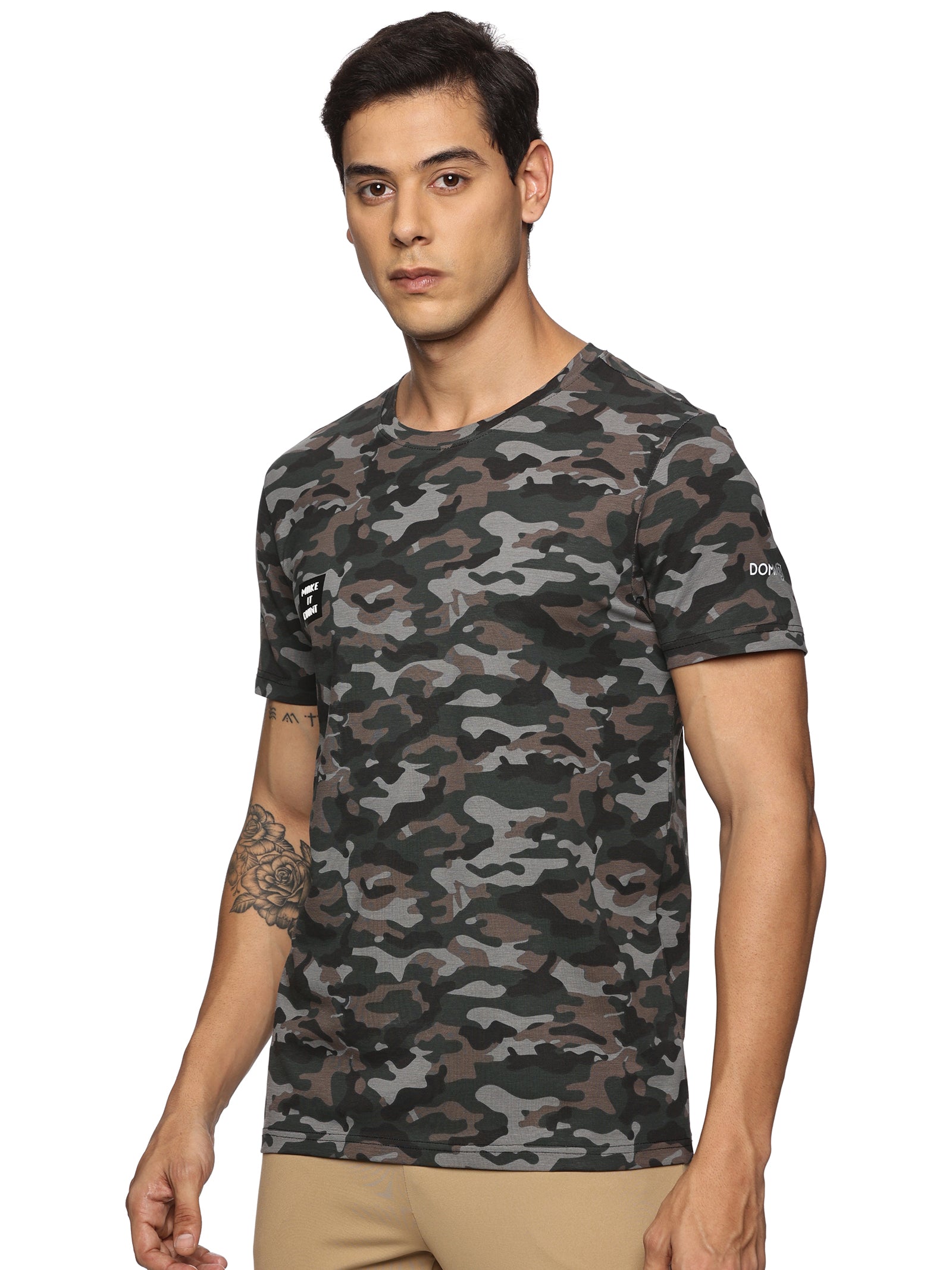 Men's Camouflage Outdoor T-Shirt for Running/Training/ Gym workout/sports