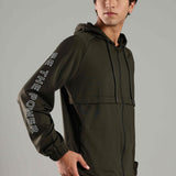 Men’s Raglan Hoodie with Zipper Pockets