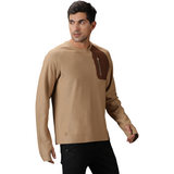 Men's Casual Fit Thumb Hole Sleeve Sweat Shirt