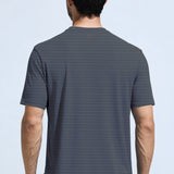 Men's Pintuck T-Shirt with Multi Reflector Chest Print