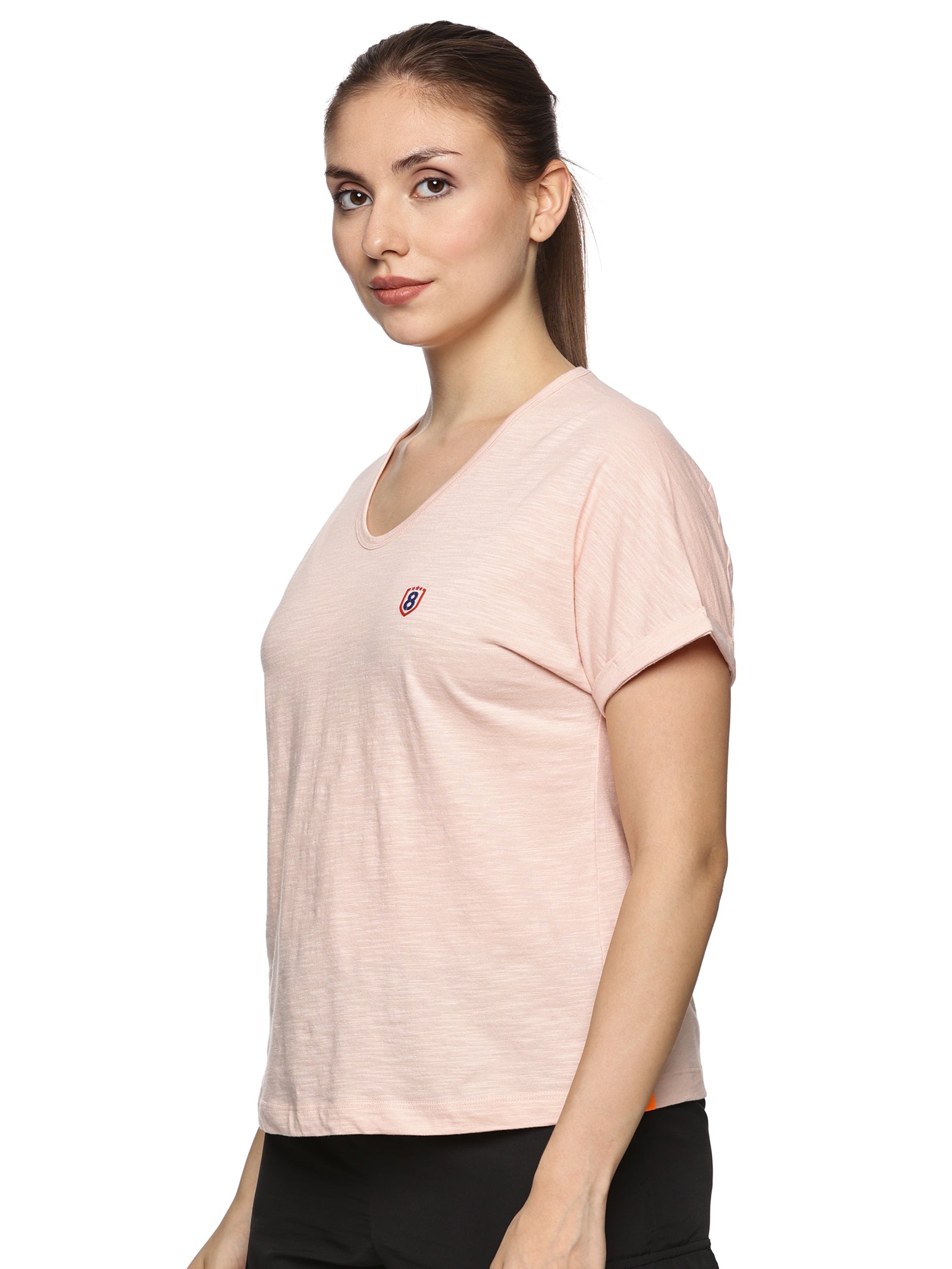 Women 100% organic cotton mega sleeve top