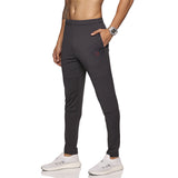 Men One Side Zipper Pocket and Inside Drawstring Trackpant