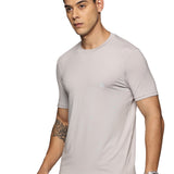 Men Cotton feel Super Stretchy Slim fit Polyester T Shirt