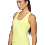 Women Sleeveless Razer Back Running Tank top (Green)