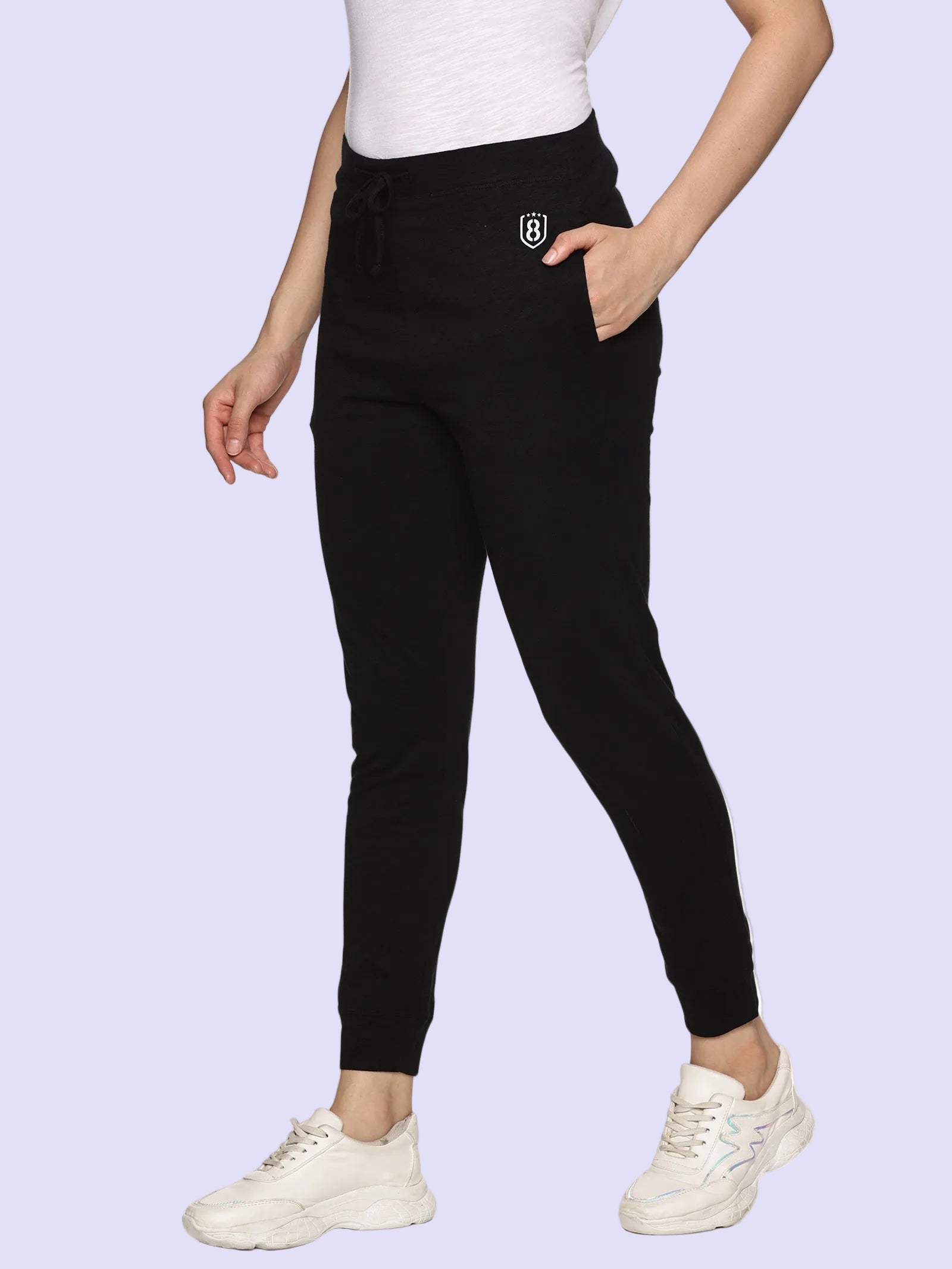 Women Joggers pant With Side Pockets and Drawstring waist Adjustable